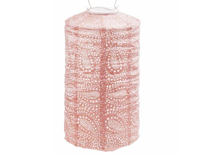 Lumiz solar lampion Cylinder 18 Fan Paisley pink Lumiz solar lampion Cylinder 18 Fan Paisley pink