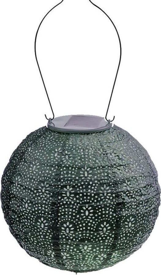 Lumiz solar lampion Round 20 Fan Green Lumiz solar lampion Round 20 Fan Green