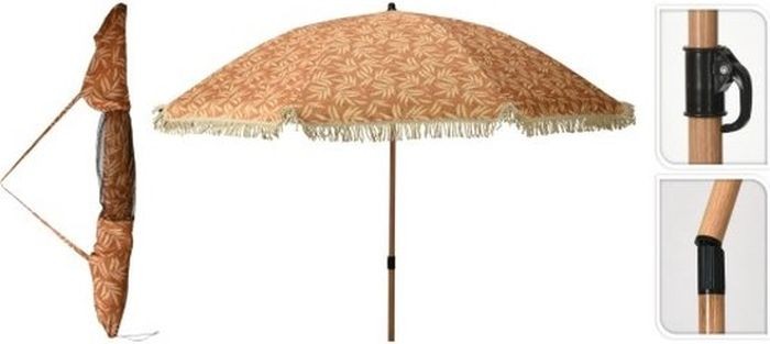 Tuinparasol 200CM Oker Print